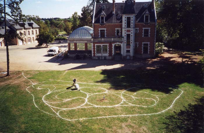 Dessin cachemire, Château de Saran, 2003